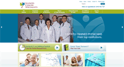 Desktop Screenshot of illinoiscancerspecialists.com