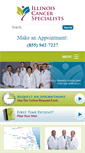 Mobile Screenshot of illinoiscancerspecialists.com
